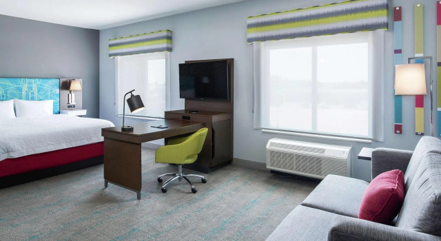 Двухместный люкс Hampton Inn & Suites Lubbock