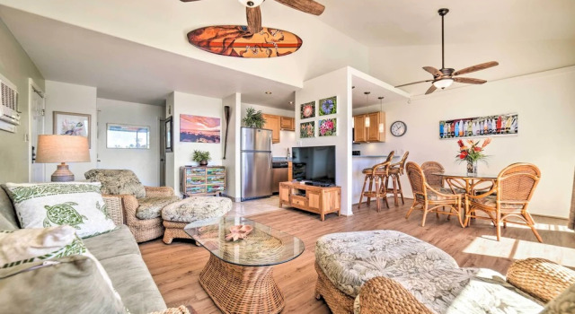 Апартаменты Kihei Oceanside Escape w/ Balcony - Steps to Beach