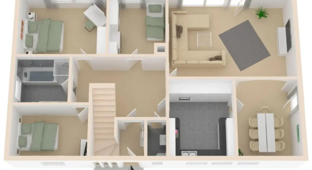 Tolle 125m² Erdgeschoßwohnung im Einzelhaus, Забронировать Отель Кальтенкирхен Segeberg