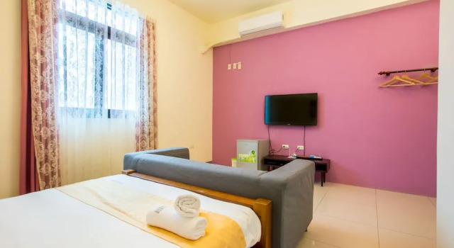 Номер Comfort с 4 комнатами с балконом и с видом на горы Kenting Muchen INN