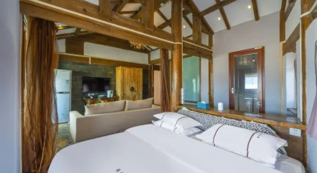 Люкс Deluxe Dishui Danping Ancient City Panoramic Homestay (Lijiang Ancient City Sifang Street)