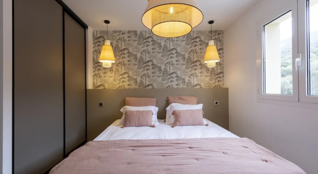 Апартаменты Superior с 2 комнатами с балконом и с видом на море Résidence Omigna, Spacious Luxury Apartments, Cargese, Corse du Sud