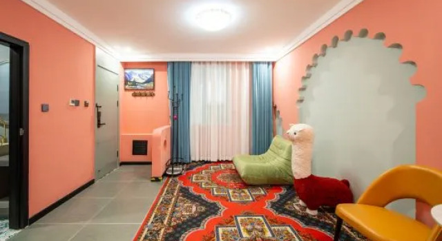Люкс с 2 комнатами Fanfang Wu Homestay (Hanbin Park)