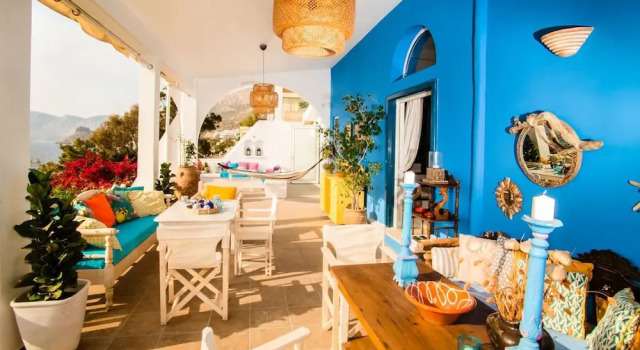 Апартаменты Seafront Casa Azul Villa - Getaway in Kalymnos