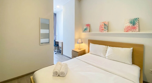 Spacious And Elegant 3Br At Sudirman Suites Apartment, Book Apartment Hotels in Jakarta with a Pool, near Mulia Tower, Swimming Pool