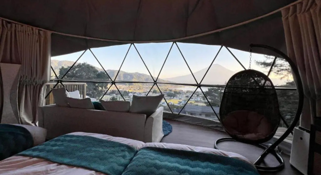 Mt.Fuji Glamping Terrace MINENOHANA, Забронировать Кемпинг Фудзикавагутико Mount Fuji, рядом с Notenburo Tensui