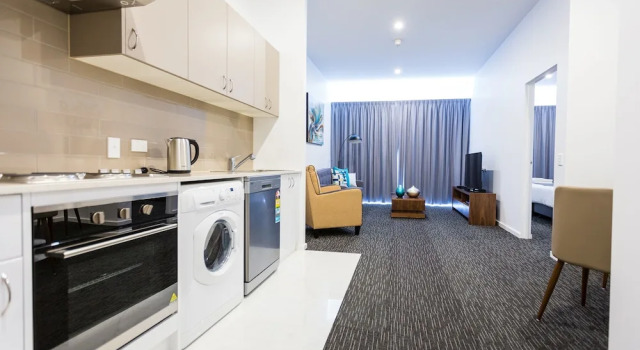 Апартаменты Deluxe с 2 комнатами с балконом The Palms Apartments