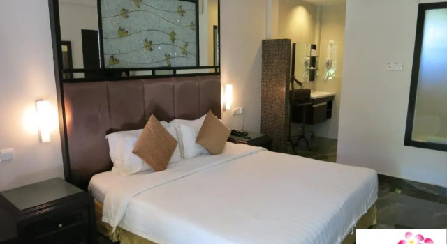 Двухместный номер Deluxe с видом на сад Beringgis Beach Resort & Spa