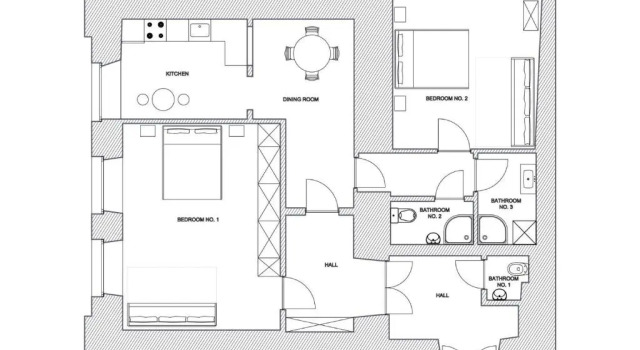Апартаменты с 2 комнатами Apartments Roman