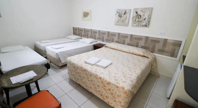 Четырёхместный номер Standard Charme Hotel Guarujá Frente Mar