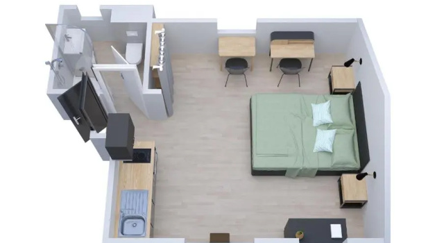 Studios Neufs -Tout Confort - Lorient Centre - Stationnement Facile, Book Lejlighed Lorient Morbihan