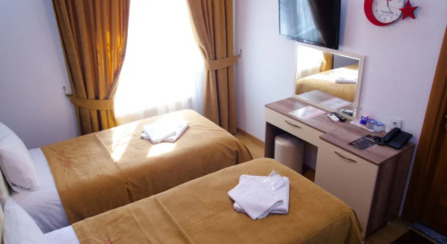 Двухместный номер Deluxe c 1 комнатой с балконом и с видом на город Figen Hotel