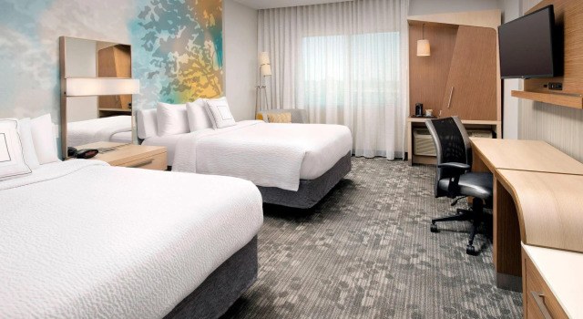 Четырёхместный номер Standard Courtyard Houston NW/290 Corridor