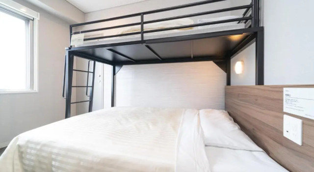 Четырёхместный номер Standard Super Hotel Beppu Ekimae