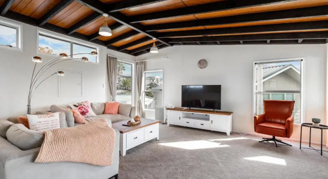Couches, Bar Table & Kawau View