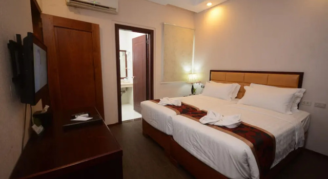 Standardowy dwuosobowy pokój Palawan Uno Hotel