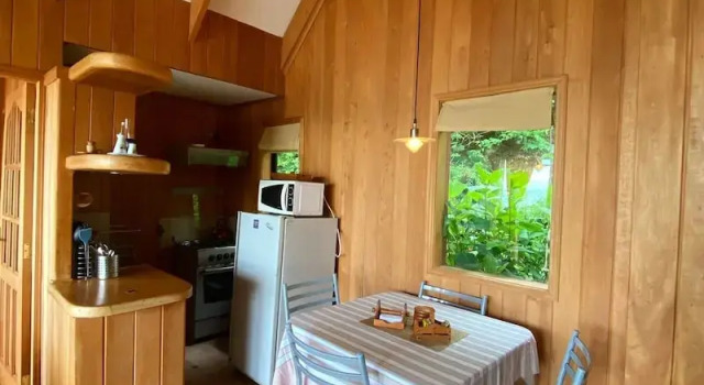 Бунгало с 2 комнатами с видом на озеро Cabañas Bahia Celeste, Puerto Varas