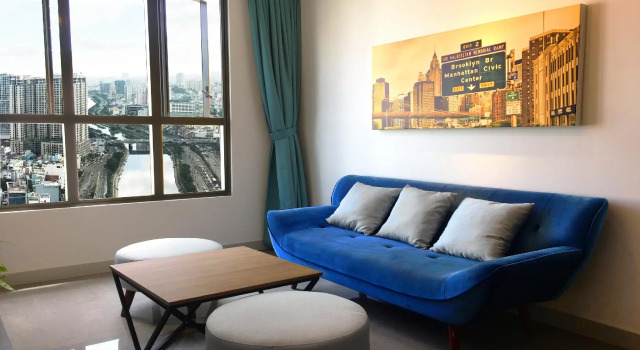 Апартаменты Superior c 1 комнатой с балконом Sunny Saigon Apartments & Hotel