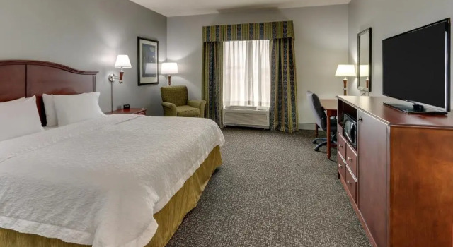 Двухместный номер with Tub Mobility/Hearing Accessible Hampton Inn & Suites Indianapolis-Airport