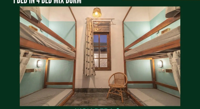 Bett im Wohnheim Wonderloft Hostel Jogja