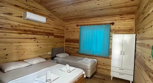 Бунгало с видом на сад Akasya Pansiyon