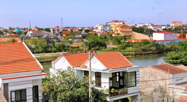 Двухместный номер Deluxe с балконом Green Island Villa Hoi An