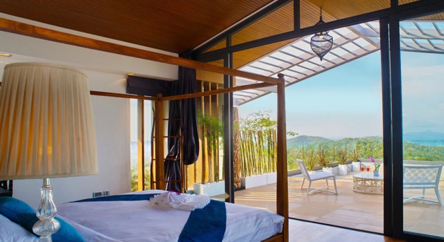 3 Bedroom Sea View Villa Blue SDV080G-By Samui Dream Villas, Забронировать Вилла Отели Южного Таиланда с парковкой, Парковка
