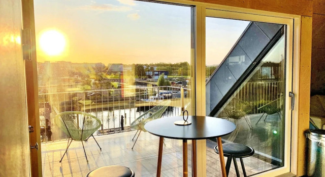 Люкс с балконом и с красивым видом из окна Hotel Gammel Havn