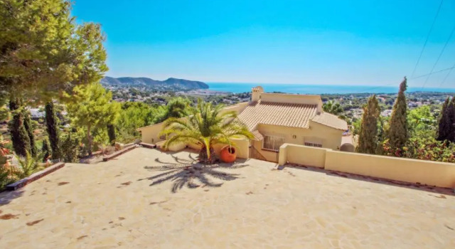 Casa del Campo - sea view villa with private pool in Moraira, Забронировать Вилла Benimeit 