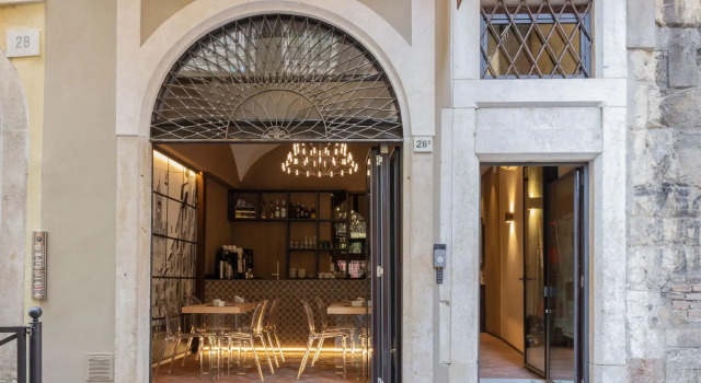 Locanda delle Mercanzie, Book Pension Hoteller i Brescia med morgenmad, Morgenmad
