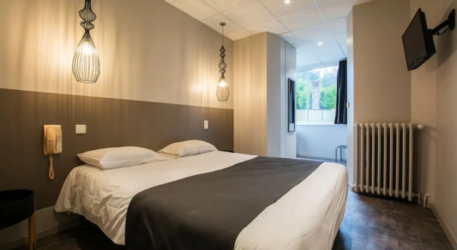 Standard double chambre Logis Hôtel-Restaurant Le Commerce