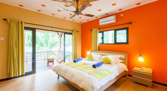 Casa De Leela Self Catering Guest House, Book Hotel La Digue and Inner Islands Seychellerne