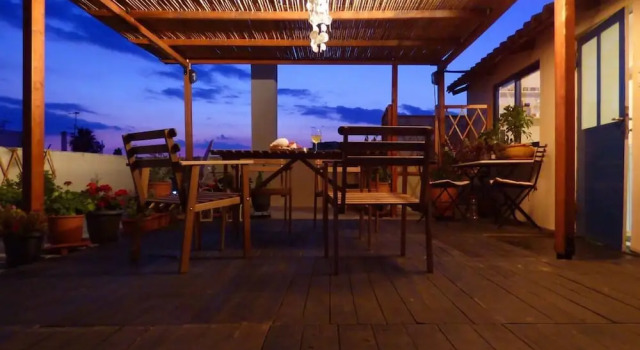 Апартаменты Chic Loft With Roof Garden and Panoramic View