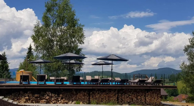 GOOD DAYS Shale Resort 4 км до Буковеля, Book Ferieresort Hoteller i Jablonitsa med parkering, Parkering