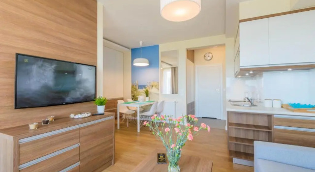 Апартаменты APARTAMENTY MIERZEJA - MARINA, Kąty Rybackie, 100m od Zalewu Wiślanego, Bezpłatny Meleks