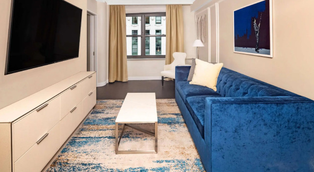 Двухместный люкс Premier c 1 комнатой Hilton Club The Quin New York