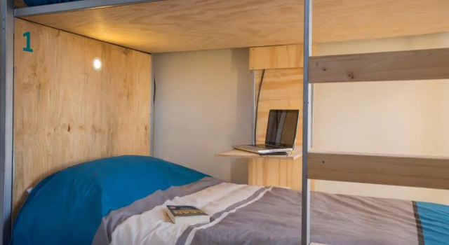 Кровать в общем номере Casa Lastra Hostel