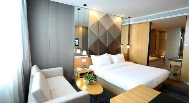 Четырёхместный люкс Deluxe GreenTree Inn Taizhou Dongfeng Road