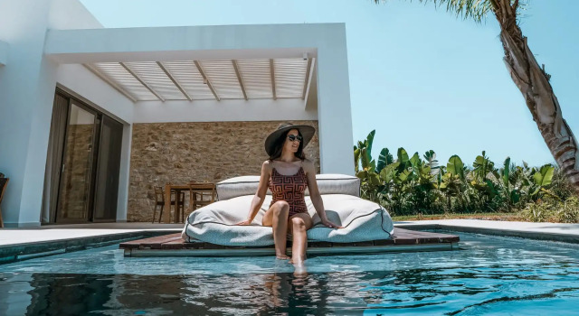 Вилла TAF Beach Villas with TESLA