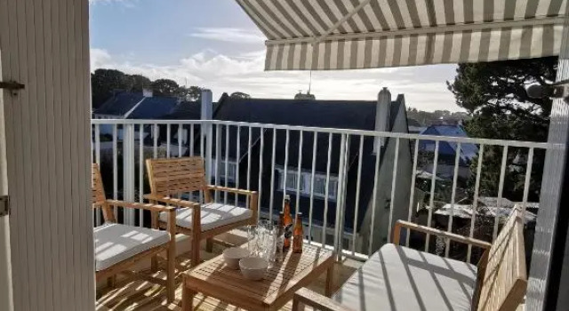Le Kelenner-appartement bord de mer tout à pieds ou à vélo