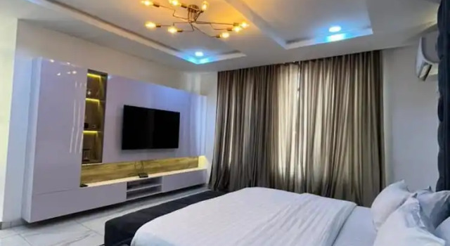 Lovely 3-bed With a Pool Next to Four Point, Book Apartment Ikeja 