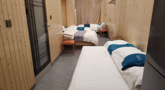 Кровать в общем номере Zhixin Inn (Biancheng Chadong Scenic Area)