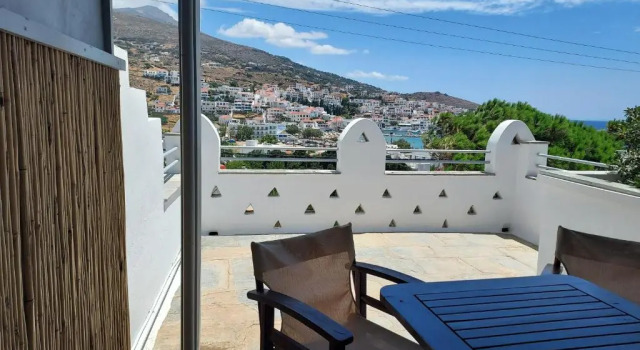 Апартаменты c 1 комнатой с видом на море Villa Arni Andros - Βίλα ΑΡΝΗ