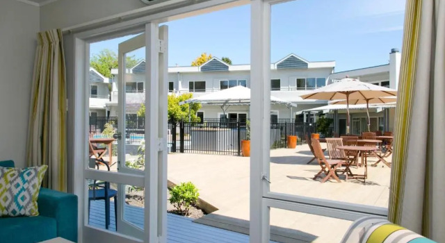 Апартаменты с 2 комнатами с видом на бассейн Anchorage Resort Taupo NZ