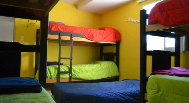 Кровать в общем номере Go Hostel