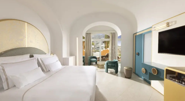 Habitación doble Superior con balcón y con vista al jardín Hotel Punta Tragara
