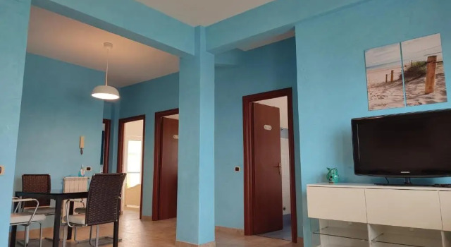 Апартаменты Sweet Blu Ostia, appartamento vista mare per 6/8