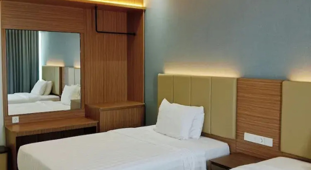 Deluxe quadruple chambre Grand Cahaya Hotel Pangandaran