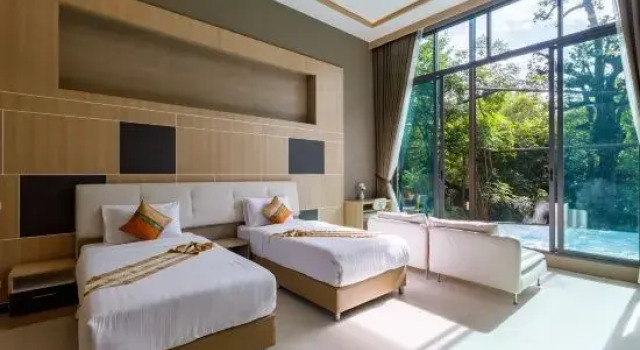 Номер Deluxe с видом на бассейн Treescape Resort Chiangmai