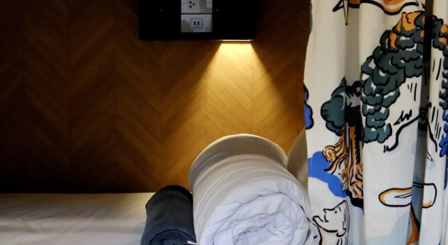 Кровать в общем номере TAN Hostel x Cafe , Aonang Beach